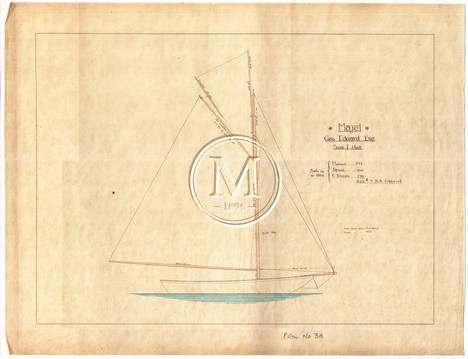 Design 36 — Sail Plan