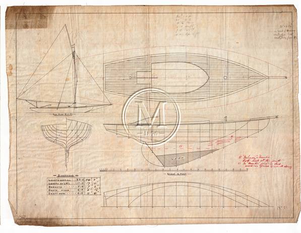 Design 51 — Lines Plan
